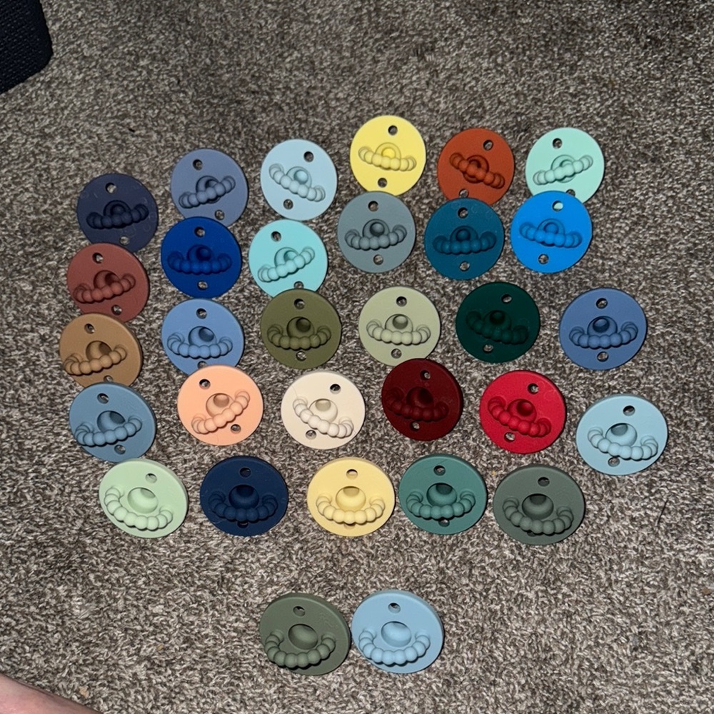 Stage 1 Ryan and rose pacifiers